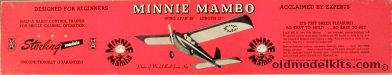 Sterling Minnie Mambo - 36 inch Wingspan RC Trainer, FS9-395 plastic model kit